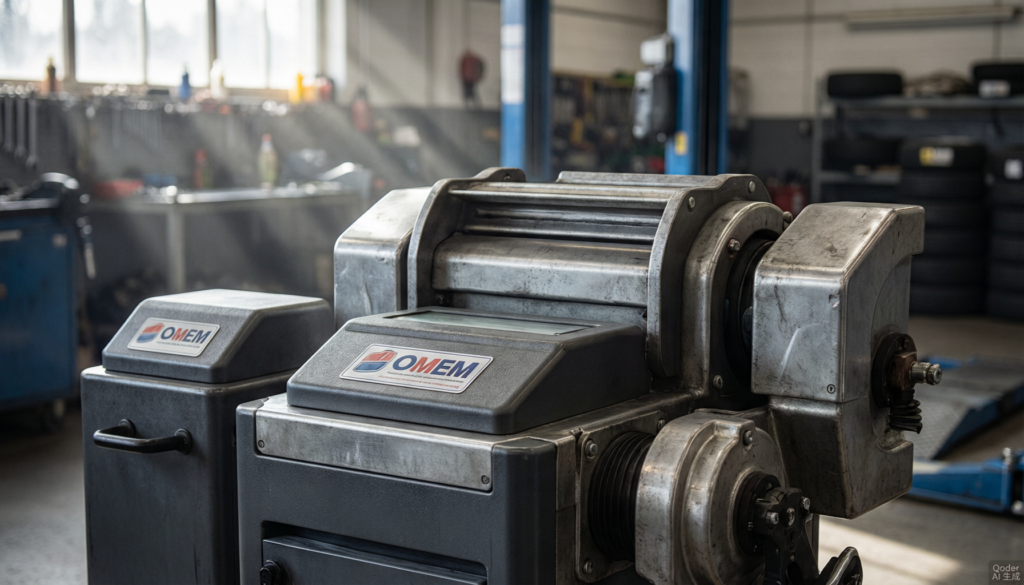 OEM auto service equipment manufacturing line with quality control